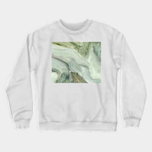 Mint Green Abstract Art Crewneck Sweatshirt